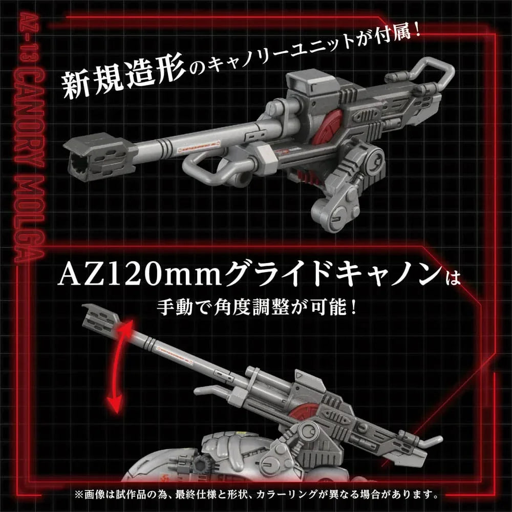 Zoids Plastmodellkit 1/72 AZ-13 Canory Molga 19 cm Takara Tomy