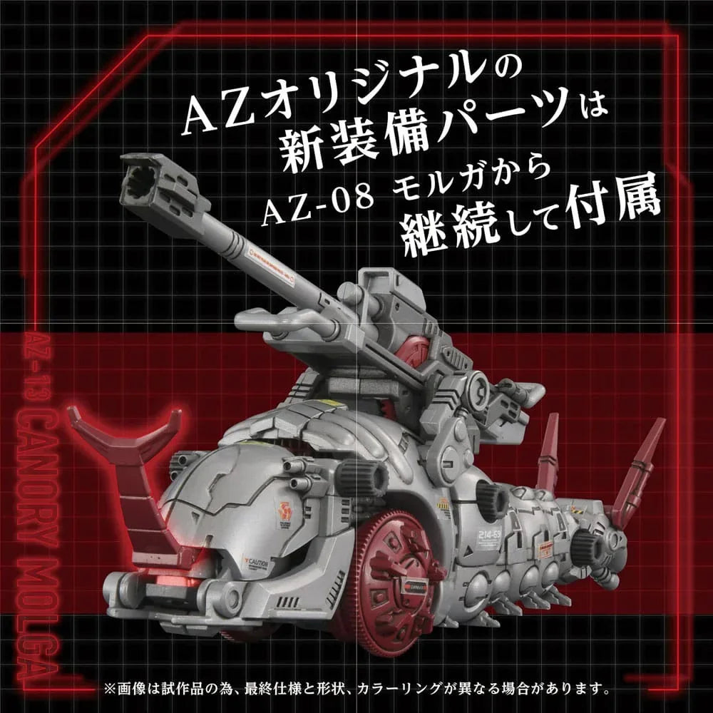 Zoids Plastmodellkit 1/72 AZ-13 Canory Molga 19 cm Takara Tomy