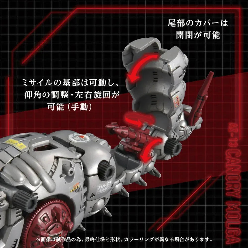 Zoids Plastmodellkit 1/72 AZ-13 Canory Molga 19 cm Takara Tomy