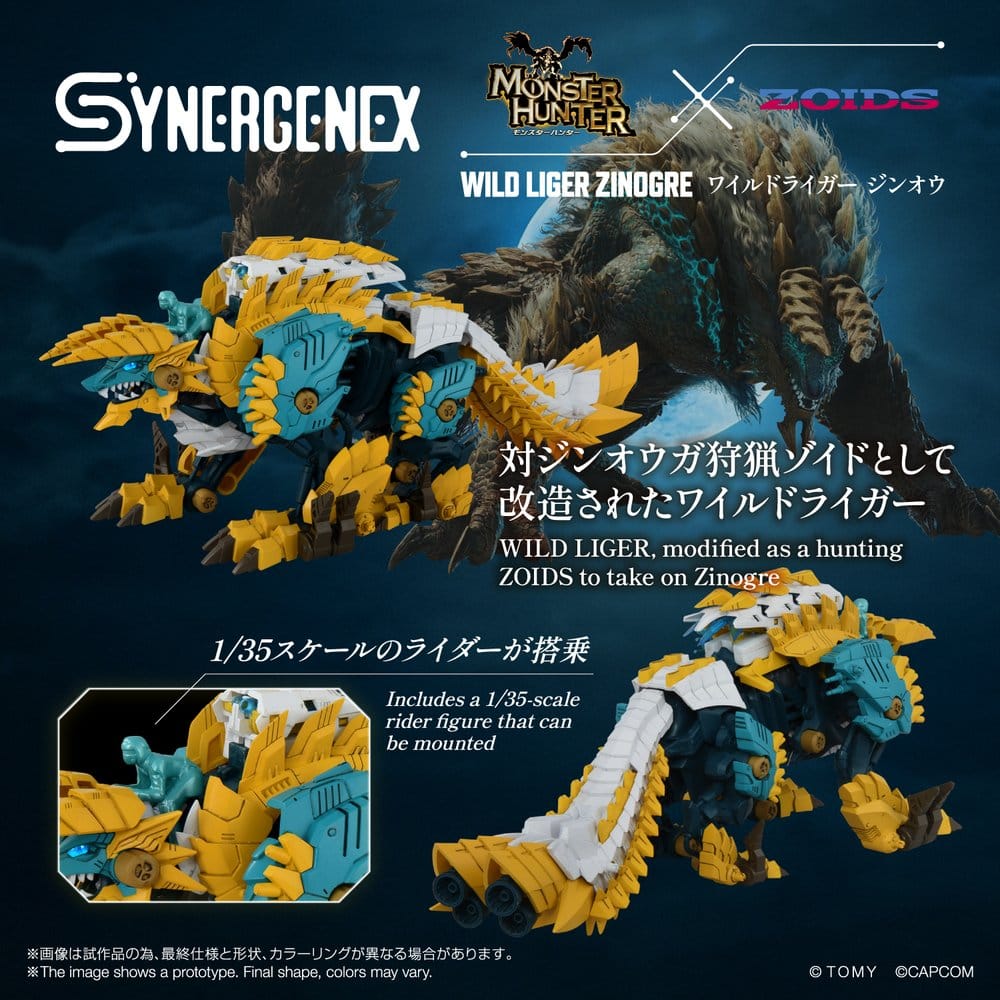 Zoids Action Figur Wild Liger Zinogre 29 cm
