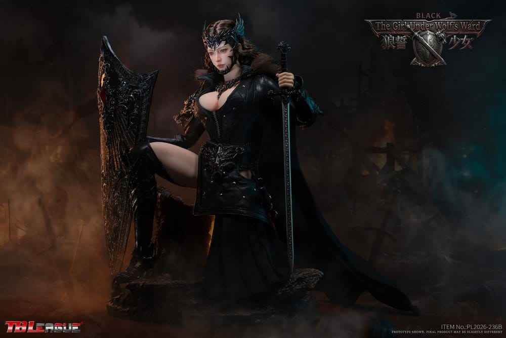 The Girl Under Wolf's Ward Actionfigur 1/6 Eleanor (Svart) 30 cm