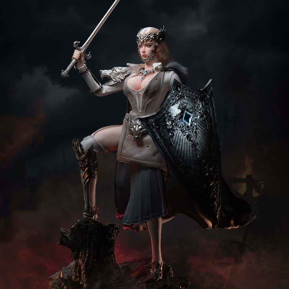 Actionfigur The Girl Under Wolf's Ward 1/6 Alina (Silver) 30 cm