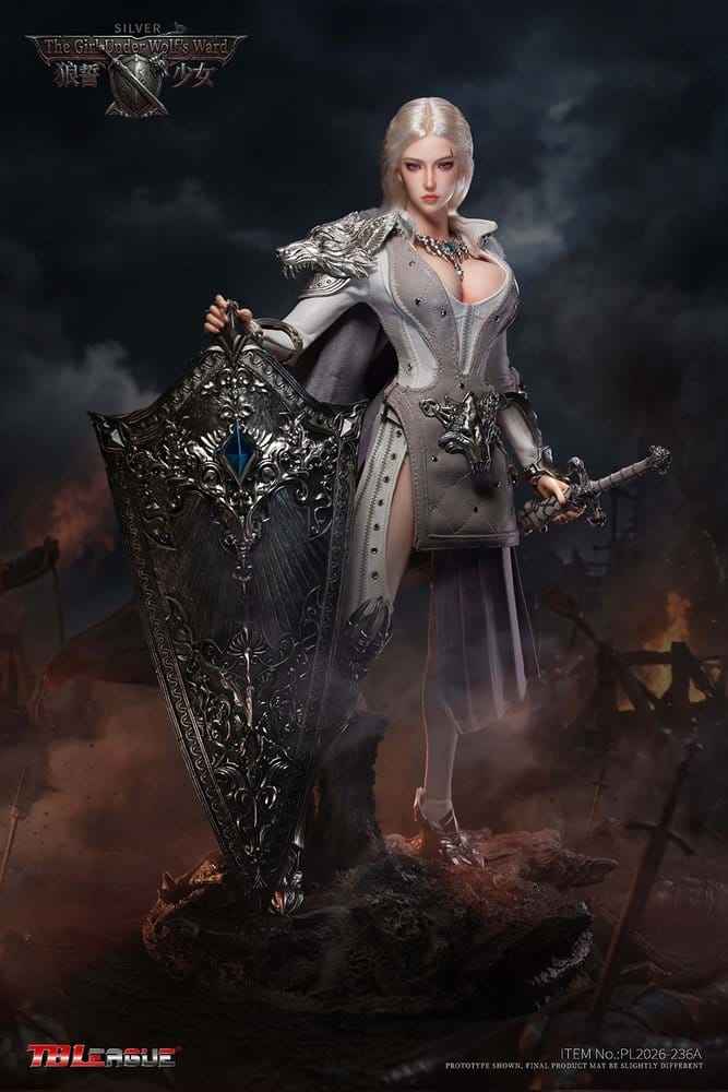 Actionfigur The Girl Under Wolf's Ward 1/6 Alina (Silver) 30 cm