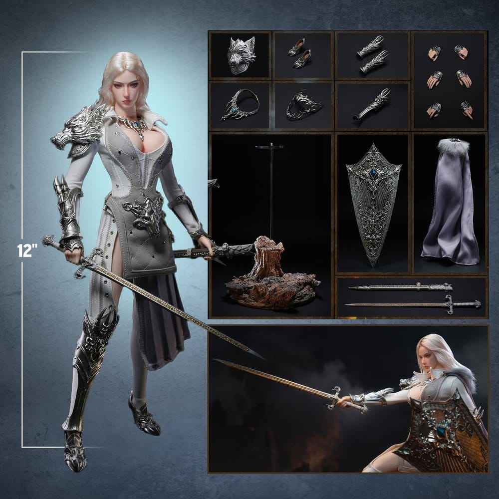 Actionfigur The Girl Under Wolf's Ward 1/6 Alina (Silver) 30 cm