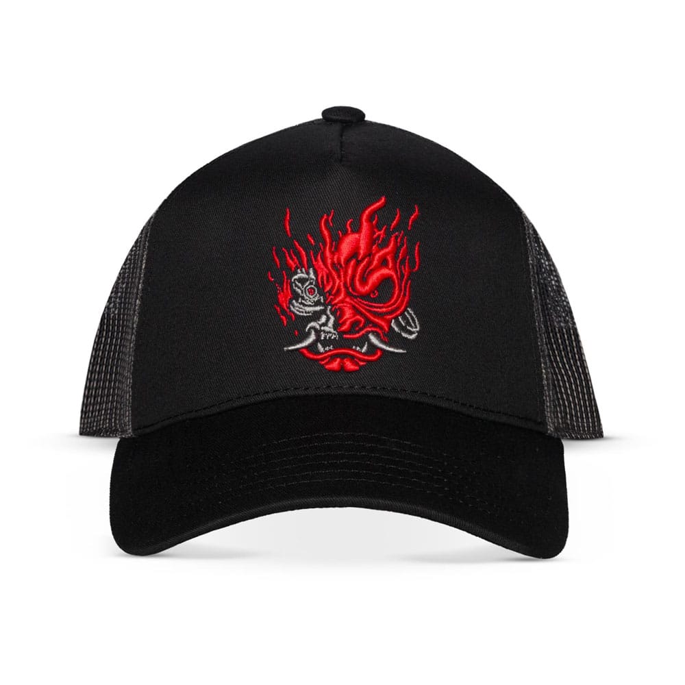 Cyberpunk Trucker Cap – Officiellt Licensierad Stil Difuzed
