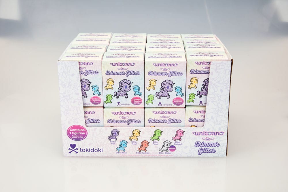 Unicorno Blind Box Figures Assortment Shimmer Glitter 5 cm (32) Tokidoki