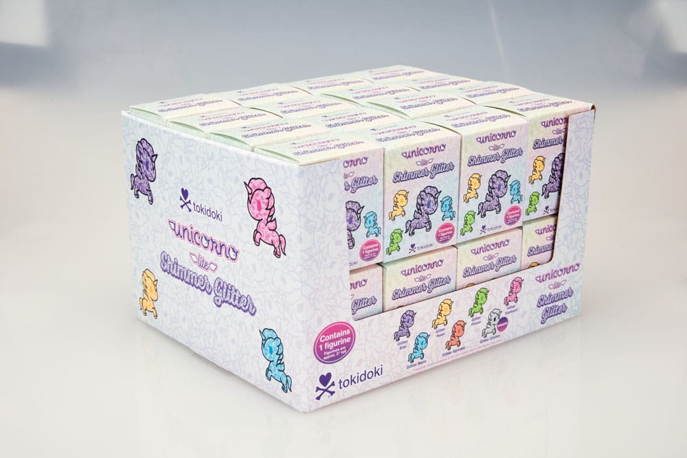 Unicorno Blind Box Figures Assortment Shimmer Glitter 5 cm (32) Tokidoki