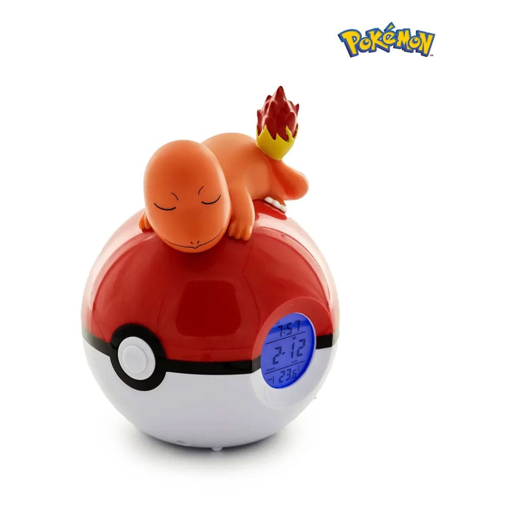 Pokemon Väckarklocka Pokeball med Ljus Charmander 18 cm Pokemon