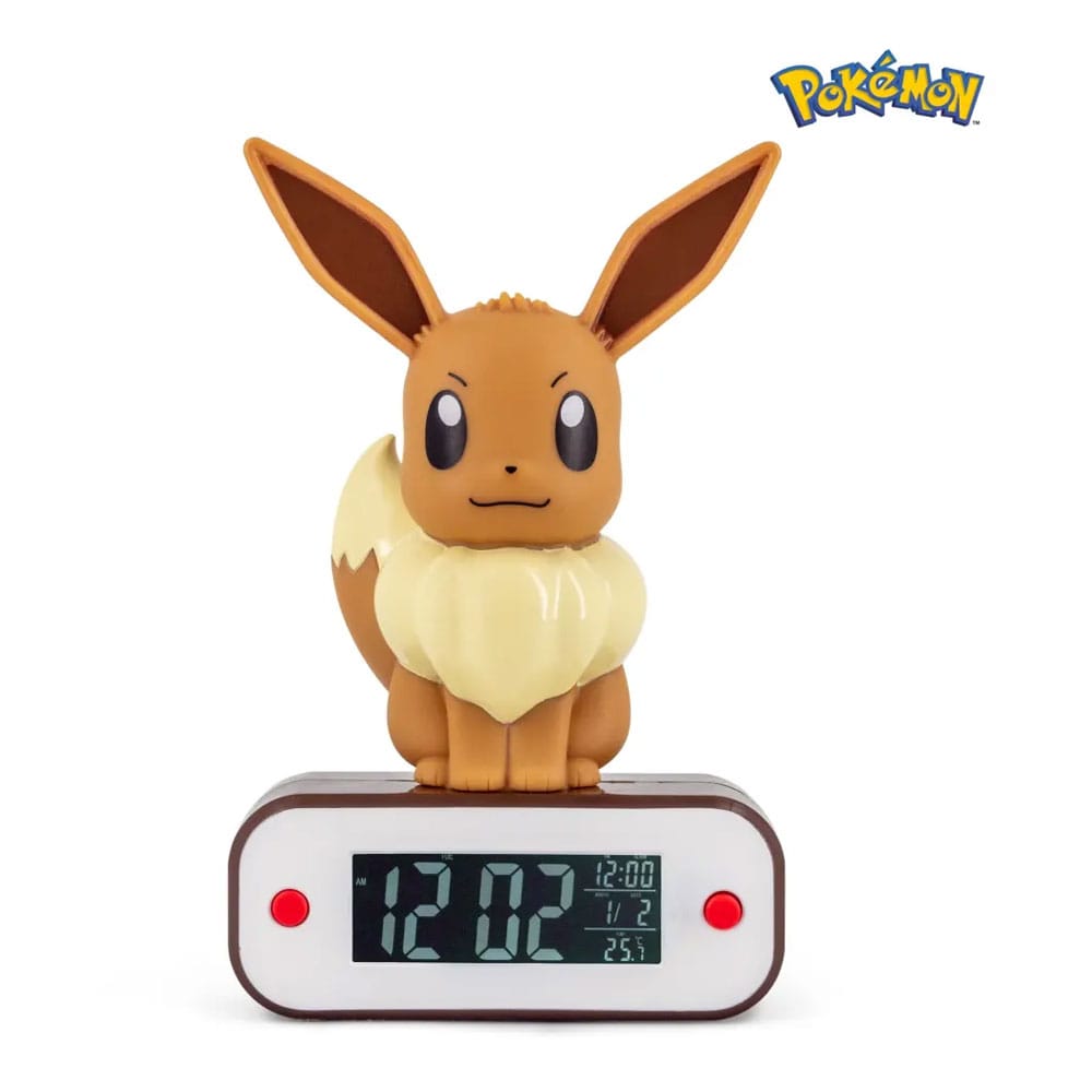 Pokemon Väckarklocka med Lampa Evoli 18 cm Pokemon