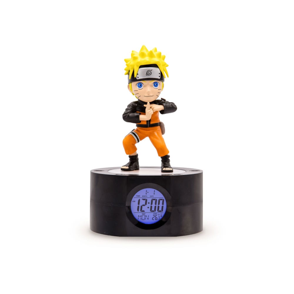 Naruto Shippuden Väckarklocka med Ljus 18 cm Naruto
