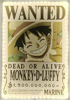 One Piece LED Vägglampa - Wanted Luffy 30 cm Teknofun
