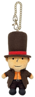 Professor Layton and the New World of Steam Plush Keychain Metal 16 cm