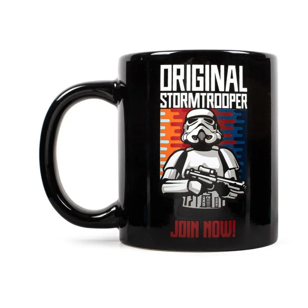 Original Stormtrooper Mug Gå med nu Svart Thumbs Up