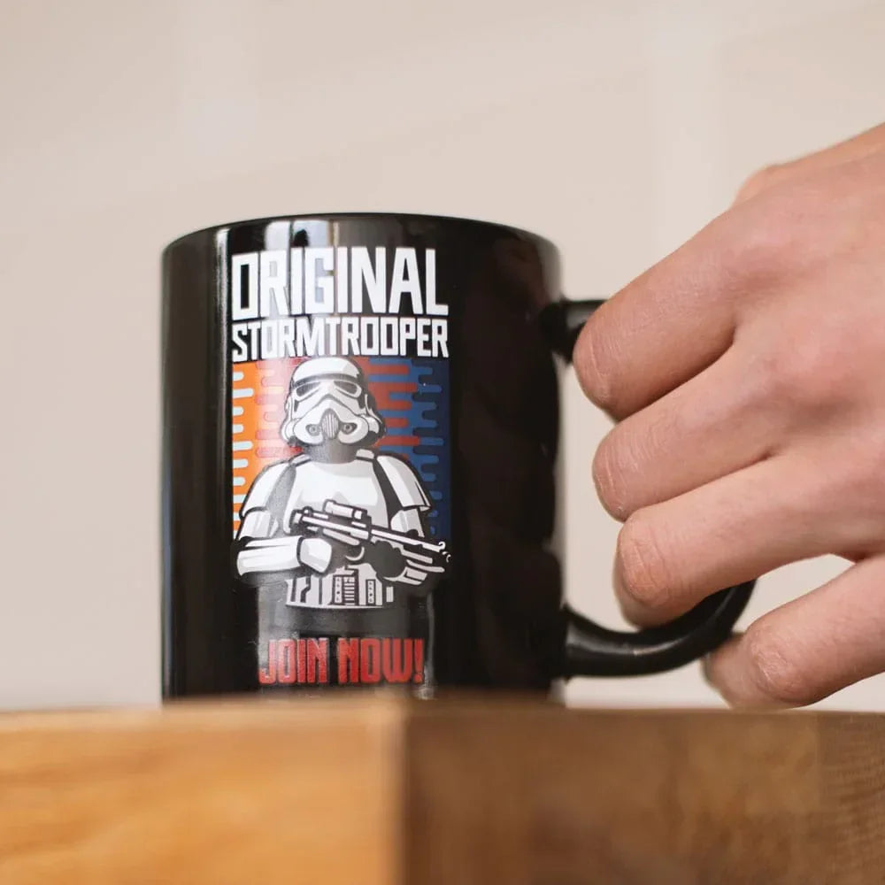 Original Stormtrooper Mug Gå med nu Svart Thumbs Up