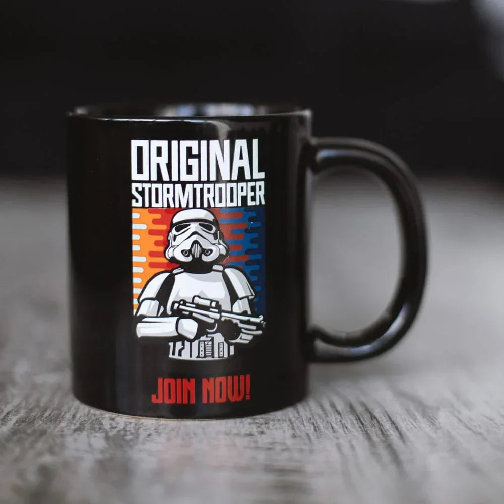 Original Stormtrooper Mug Gå med nu Svart Thumbs Up