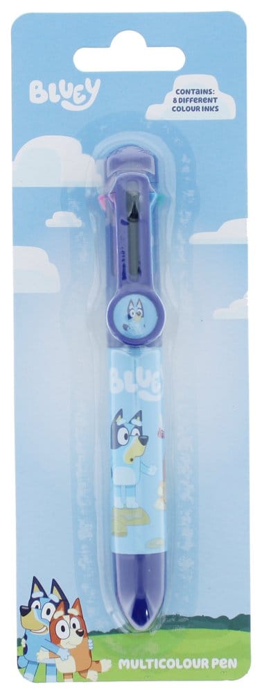Bluey flerfärgad penna