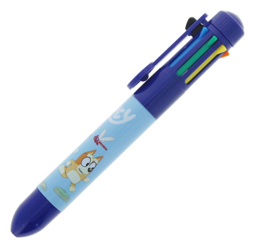Bluey flerfärgad penna