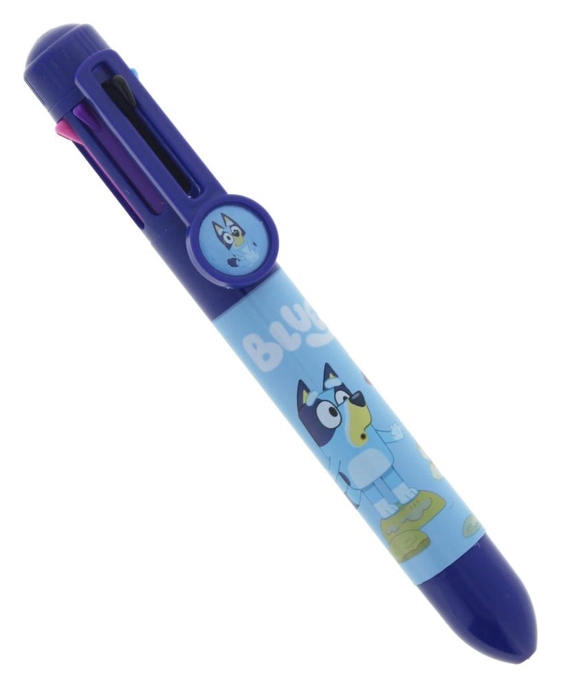 Bluey flerfärgad penna
