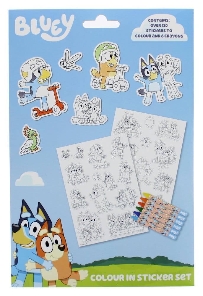 Bluey sticker- och målarset