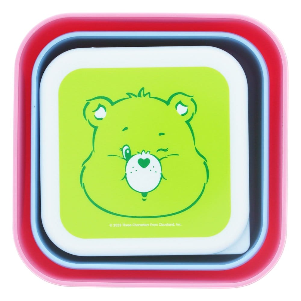 Care Bears Snack Box Set med 3 snackboxar