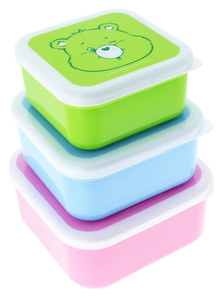 Care Bears Snack Box Set med 3 snackboxar