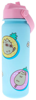 Pusheen vattenflaska Flip Top By The Pool blå