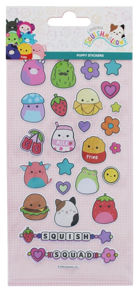 Squishmallows klistermärkesset Super Puffy