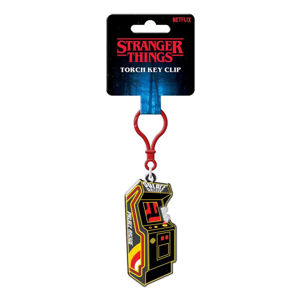 Stranger Things Fackla Nyckelklipp Nyckelring Arcade Enhet