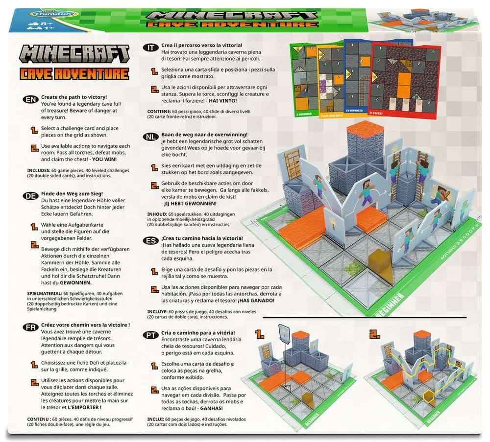 Minecraft Grottäventyr Logikspel