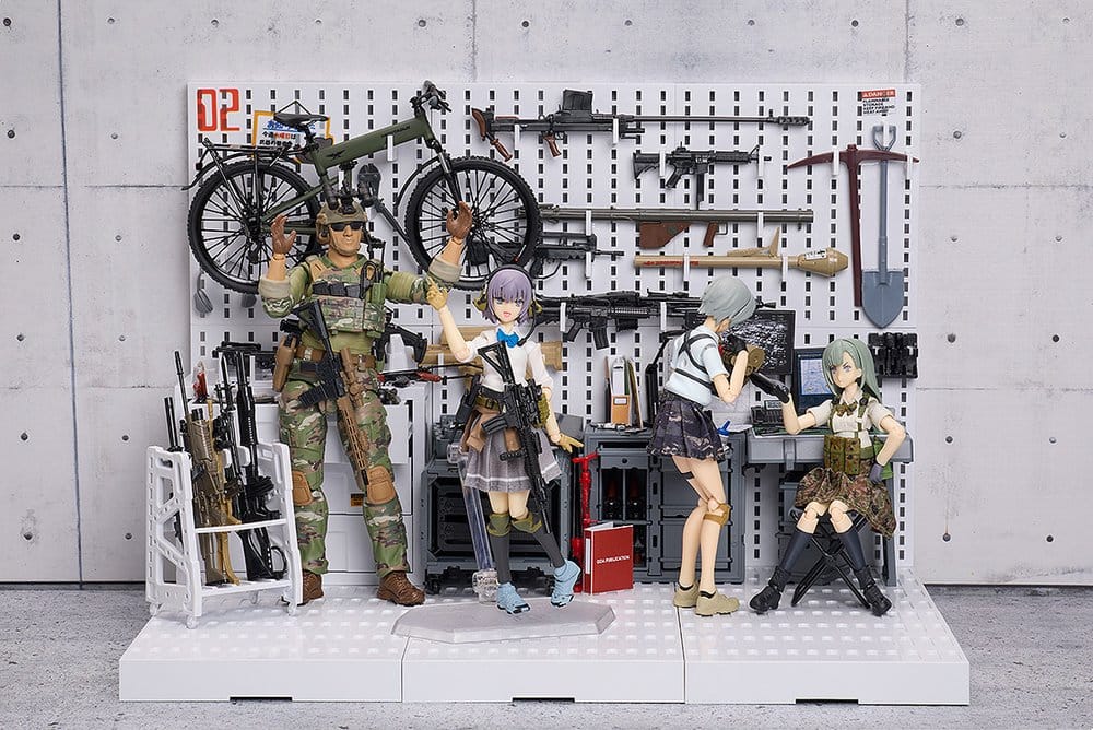 Little Armory figma Action Figure Miyo Asato: Summer Uniform ver. 1.5 13 cm