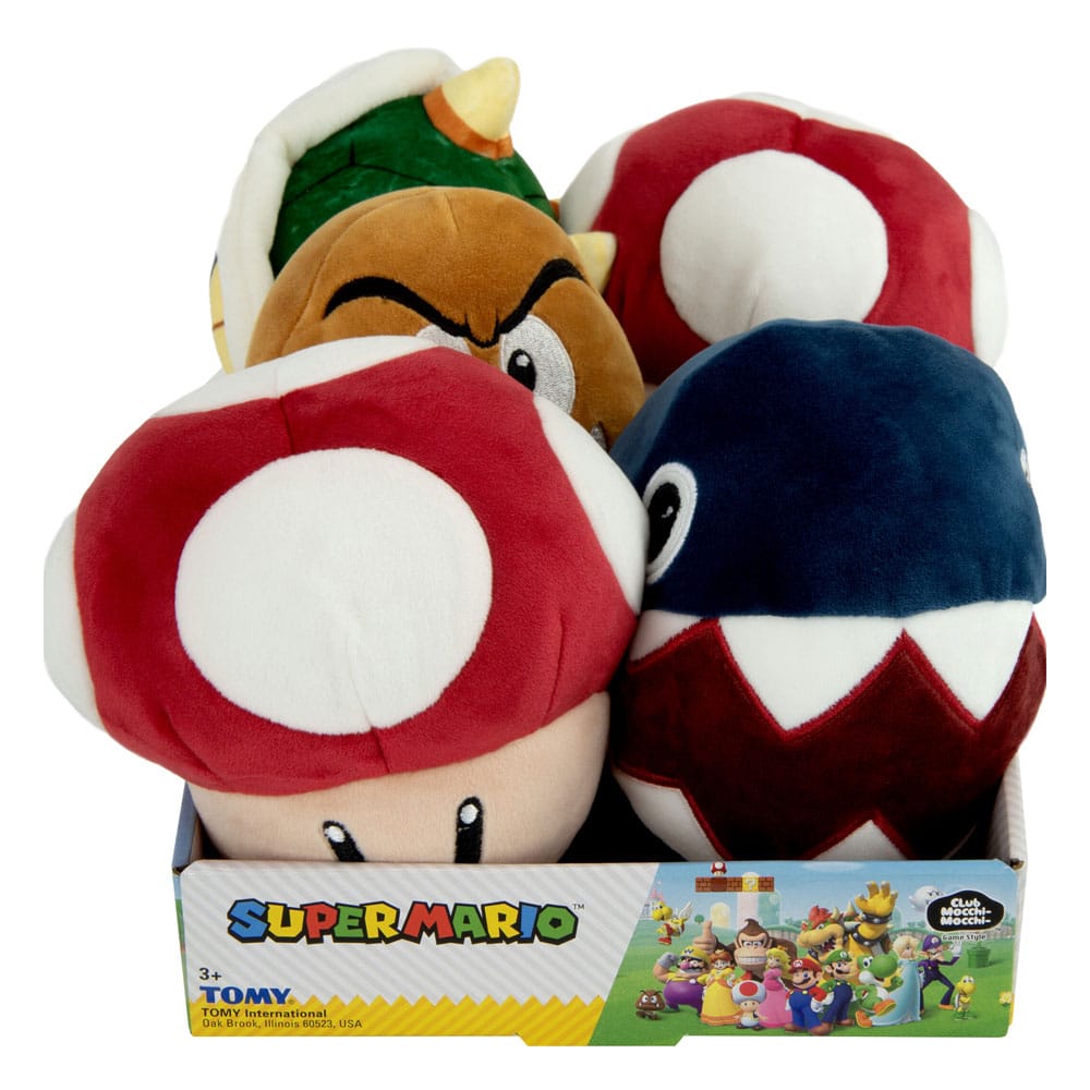Super Mario Mocchi-Mocchi Junior gosedjur Wave 11 15 cm Sortiment (5) Tomy