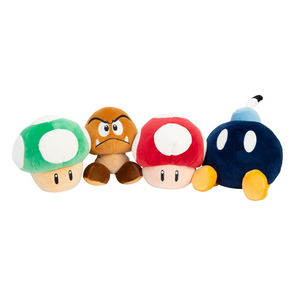 Mario Kart Mocchi-Mocchi Plyschfigurer Set (5 st) 15 cm Tomy