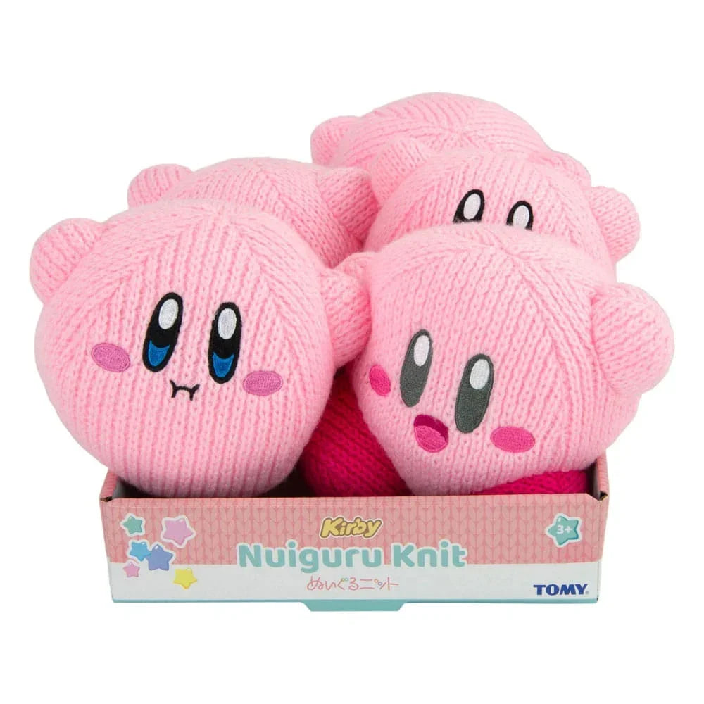 Kirby Junior Nuiguru-Knit gosedjur Våg 1 15 cm Sortiment (5) Tomy