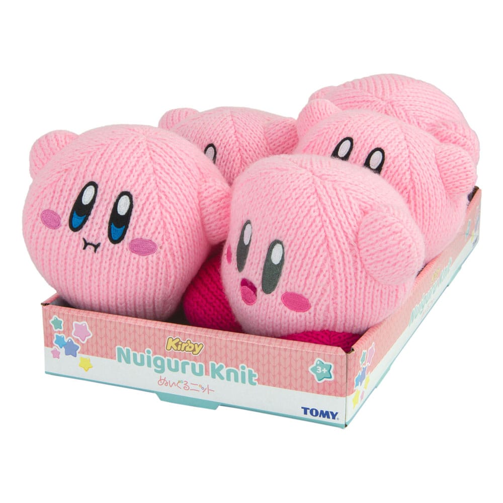Kirby Junior Nuiguru-Knit gosedjur Våg 1 15 cm Sortiment (5) Tomy
