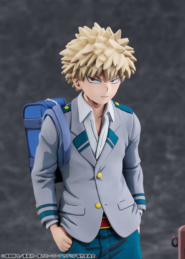 My Hero Academia PVC-figur 1/8 Katsuki Bakugo i U.A. High School-uniform, 2Dimensioning-version, 23 cm