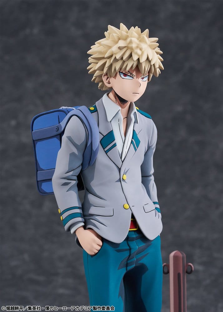 My Hero Academia PVC-figur 1/8 Katsuki Bakugo i U.A. High School-uniform, 2Dimensioning-version, 23 cm