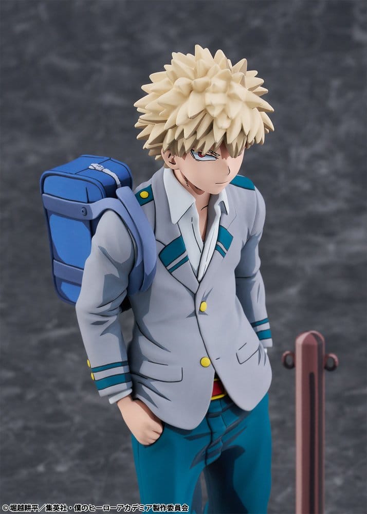 My Hero Academia PVC-figur 1/8 Katsuki Bakugo i U.A. High School-uniform, 2Dimensioning-version, 23 cm