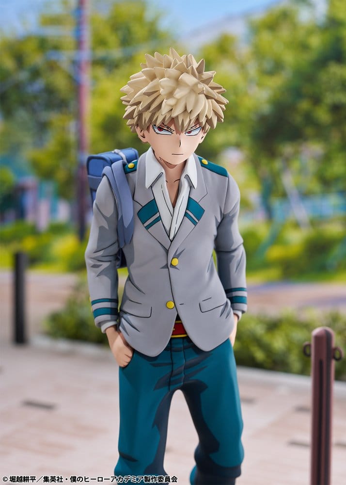 My Hero Academia PVC-figur 1/8 Katsuki Bakugo i U.A. High School-uniform, 2Dimensioning-version, 23 cm