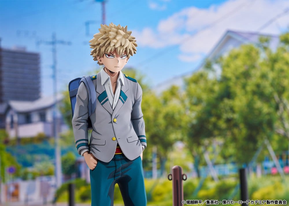 My Hero Academia PVC-figur 1/8 Katsuki Bakugo i U.A. High School-uniform, 2Dimensioning-version, 23 cm