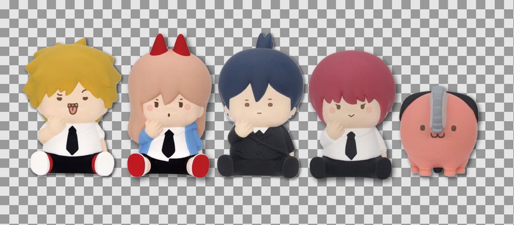 Chainsaw Man Twinchees Mini Figurer Chubby Chubby 5 cm Display (24) Takara Tomy