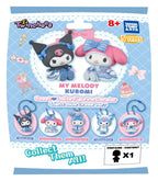 Sanrio Twinchees Mini Figurer My Melody x Kuromi Sweet Lolita 5 cm Blind Pack Display (24) Takara Tomy