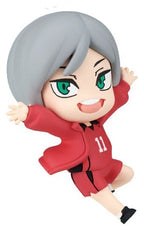 Haikyu!! Twinchees Dangler Mini Figurer Defofig! 5 cm Blind Pack Display (24) Takara Tomy