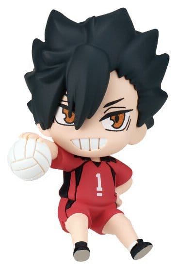 Haikyu!! Twinchees Dangler Mini Figurer Defofig! 5 cm Blind Pack Display (24) Takara Tomy