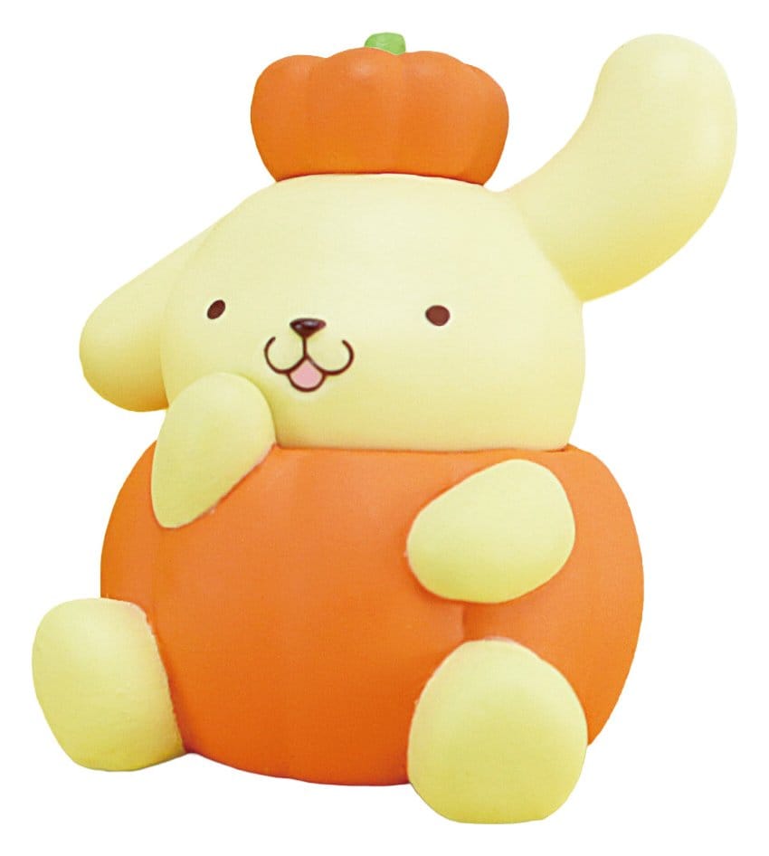 Sanrio Twinchees Mini Figurer Pompompurin Min Favoritfärg 5 cm Blindpack Display (24) Takara Tomy