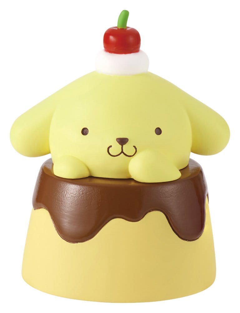 Sanrio Twinchees Mini Figurer Pompompurin Min Favoritfärg 5 cm Blindpack Display (24) Takara Tomy