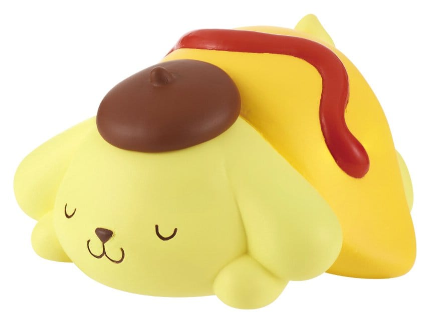 Sanrio Twinchees Mini Figurer Pompompurin Min Favoritfärg 5 cm Blindpack Display (24) Takara Tomy