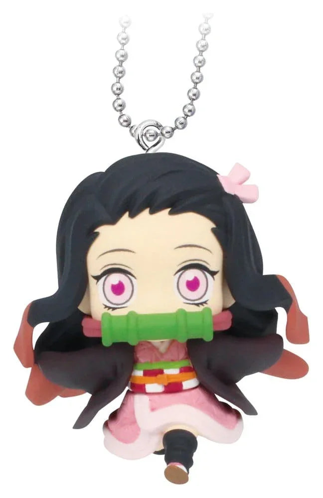 Demon Slayer: Kimetsu no Yaiba Swing Danglers Nyckelrings 3 cm Mystery Capsule Display (12) Takara Tomy
