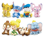 Disney Twinchees Mini Figurer Skrattande 5 cm Blind Pack Display (24) Takara Tomy