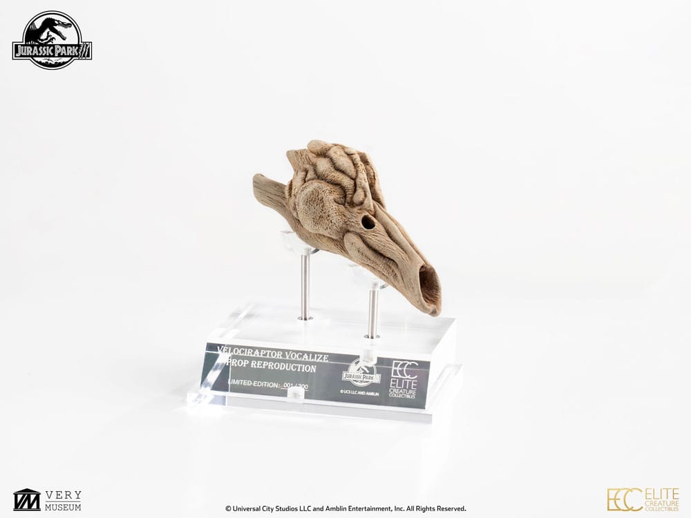 Jurassic Park III Prop Replica 1/1 Velociraptor Resonance Chamber 18 cm Elite Creature Collectibles
