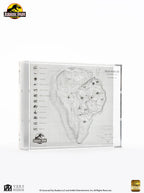 Jurassic Park Topografisk Karta Isla Nublar Elite Creature Collectibles